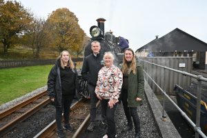 Photo of people at Brecon Mountain Railway